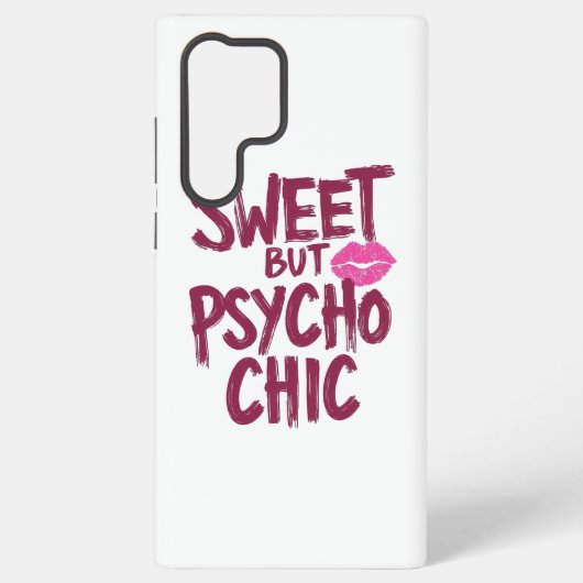 Sassy Girly Humor with Pink Lips Samsung Galaxy Hoesje (Achterkant)