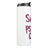 Sassy Girly Humor with Pink Lips Thermosbeker (Gedraaid links)