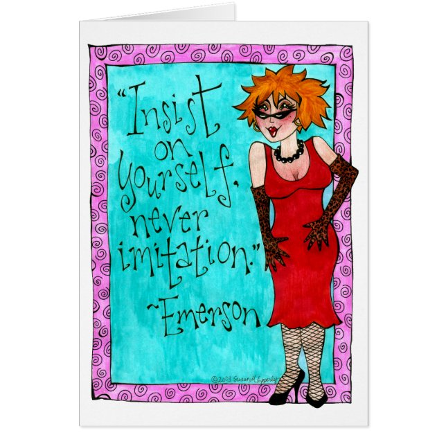 Sassy Glamour Lady Illustration (Voorkant)