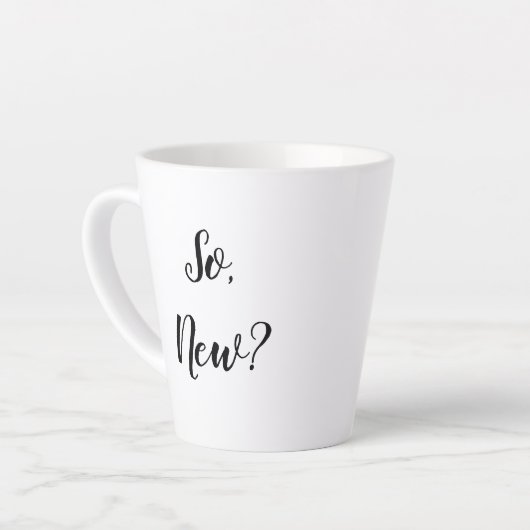 Sassy Greeting Latte Mok (Linkerhoek)