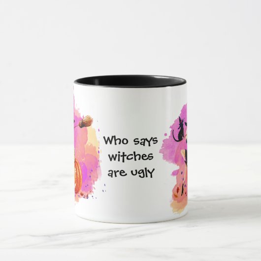 Sassy Halloween-heks met kat Mok (Midden)