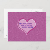 Sassy Heart Briefkaart (Voorkant / Achterkant)