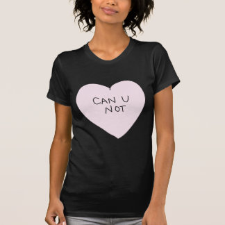 Sassy Heart: Kan je niet? T-shirt