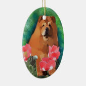 Sassy Holiday Keramisch Ornament (Rechts)