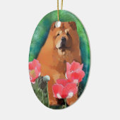 Sassy Holiday Keramisch Ornament (Links)