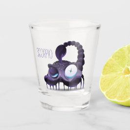 Sassy Humor Scorpio Zodiac Shot Glass Glas