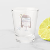 Sassy Humor Virgo Zodiac Shot Glass Glas (Achterkant)