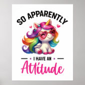 Sassy ik heb een houding poster (Voorkant)