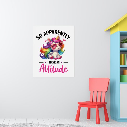 Sassy ik heb een houding poster (Kinderkamer 1)