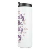 Sassy Introvert Humor with Cute Clouds Thermosbeker (Geroteerd rechts)