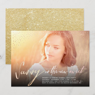 Sassy is de nieuwe zoete 16e verjaardag van de fee kaart