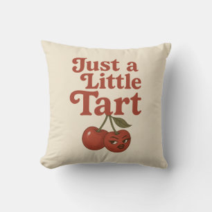 Sassy Kers Je Bent Een Beetje Zuur Retro Rood  Kussen