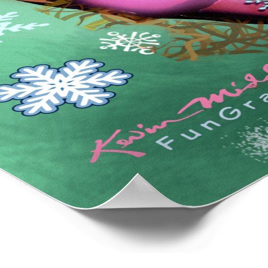 Sassy Kerstmis Elf Poster (Hoek)