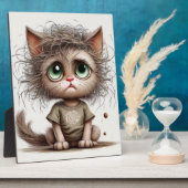 Sassy Kitten Fotoplaat (Zijkant)