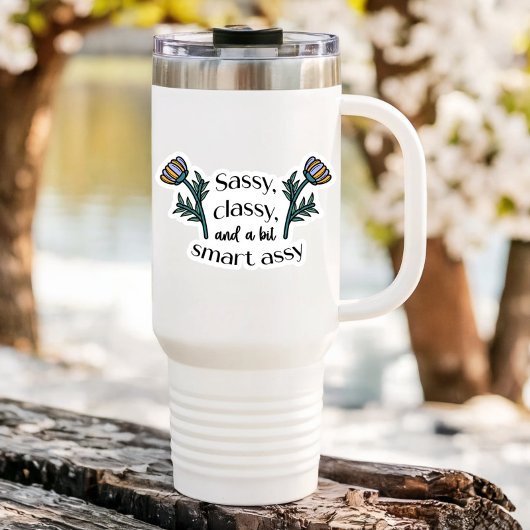 Sassy-laptop van Sarcastische klasse | Afgesneden  Sticker