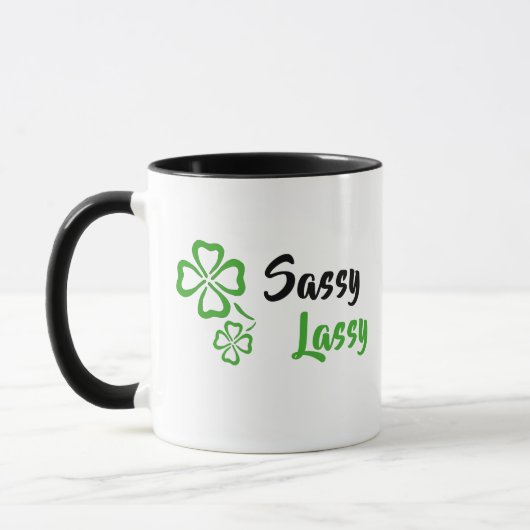 Sassy Lassy met Shamrock Mok (Links)