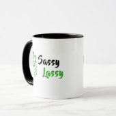 Sassy Lassy met Shamrock Mok (Voorkant links)