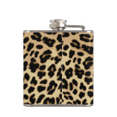 Sassy Leopard Print Monogramed Heupfles (Achterkant)