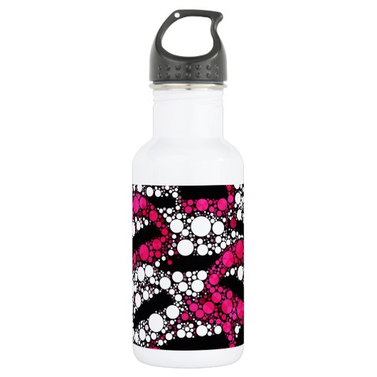 Sassy lippen verwant abstract waterfles (Voorkant)