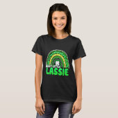 Sassy Little Lassie Boho Leopard Rainbow St Patric T-shirt (Voorkant volledig)