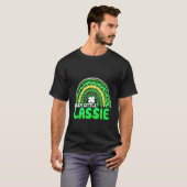 Sassy Little Lassie Boho Leopard Rainbow St Patric T-shirt (Voorkant volledig)