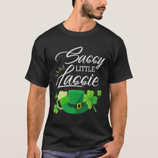 Sassy Little Lassie St. Patrick's Day Funny T-shirt
