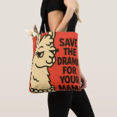 Sassy Llama Attitude – Eigenzinnig Boerderij Anima Tote Bag (Dichtbij)