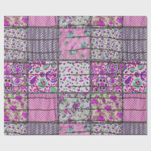 Sassy Lou Quilt Cadeaupapier (Vlak)