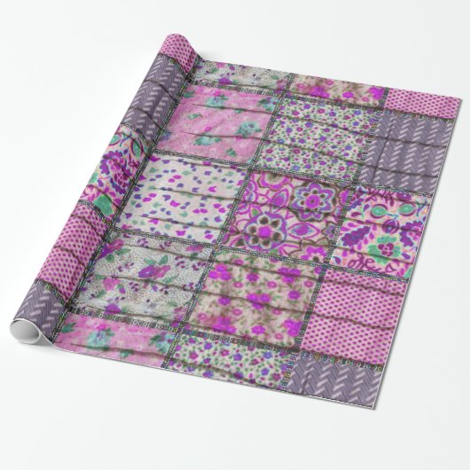  Sassy Lou Quilt Cadeaupapier (Uitgerold)