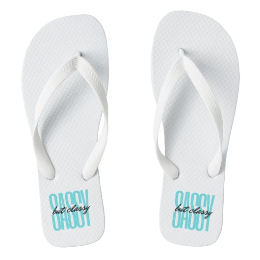 Sassy Maar Classy Paar Teenslippers (Voetbed)