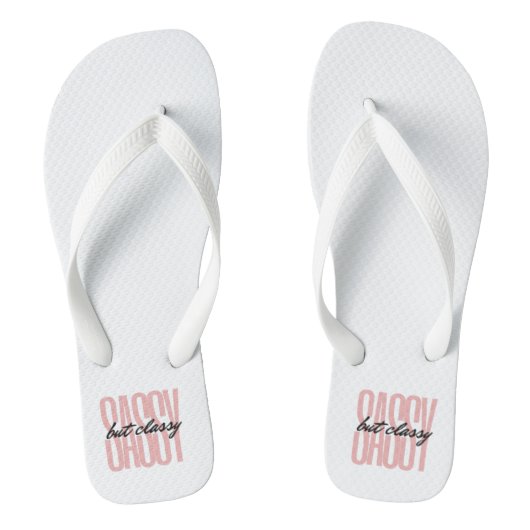 Sassy Maar Classy Paar Teenslippers (Voetbed)