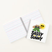 Sassy maar Sunny Frog Design - Grappige zomer Notitieboek (Binnen)