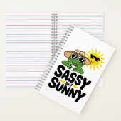 Sassy maar Sunny Frog Design - Grappige zomer Notitieboek (Binnen)