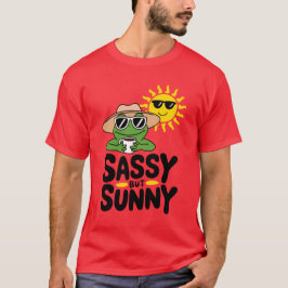 Sassy maar Sunny Frog Design – Grappige Zomerkoffi T-shirt