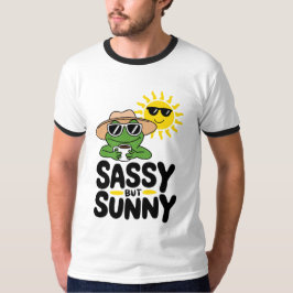 Sassy maar Sunny Frog Design – Grappige Zomerkoffi T-shirt