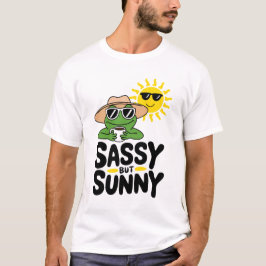 Sassy maar Sunny Frog Design – Grappige Zomerkoffi T-shirt