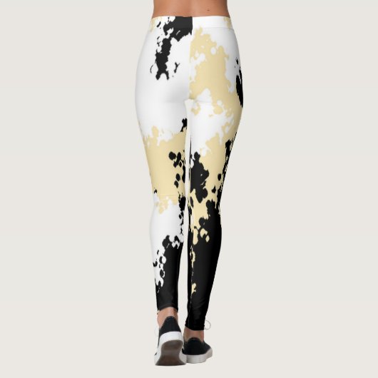 Sassy Meisje Camo Leggings - Banaan Mania (Achterkant)