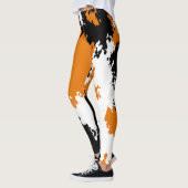 Sassy meisje camo Leggings - Mango tango (Links)