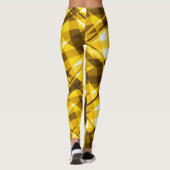 Sassy Meisje Schattige Candy Corn Rave Zwart Licht Leggings (Achterkant)