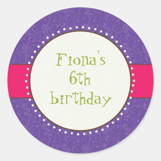 Sassy Meisje Sticker (Voorkant)