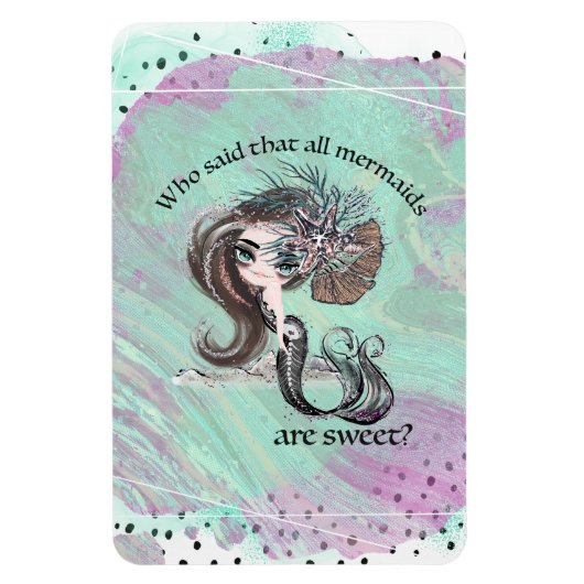 Sassy Mermaid Magneet (Verticaal)
