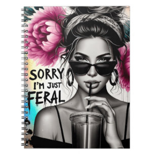 Sassy mode hele dag alledaagse vrouw grappige moed notitieboek