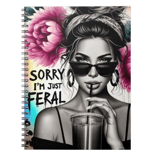 Sassy mode hele dag alledaagse vrouw grappige moed notitieboek (Voorkant)