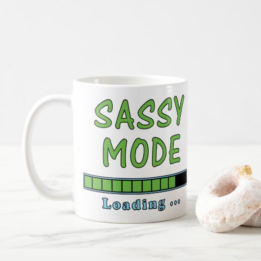 Sassy Mode Loading … Koffiemok (Met donut)