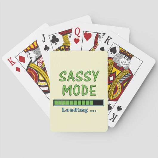 Sassy Mode Loading … Pokerkaarten (Achterkant)
