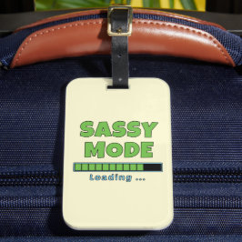 Sassy Modus Laden … Bagagelabel