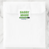 Sassy Modus Laden … Vierkante Sticker (Tas)