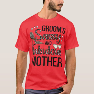 Sassy Moeder van de Groom Shower Grooms Mam T-shirt