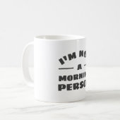 Sassy not a Morning Person Mok (Voorkant links)