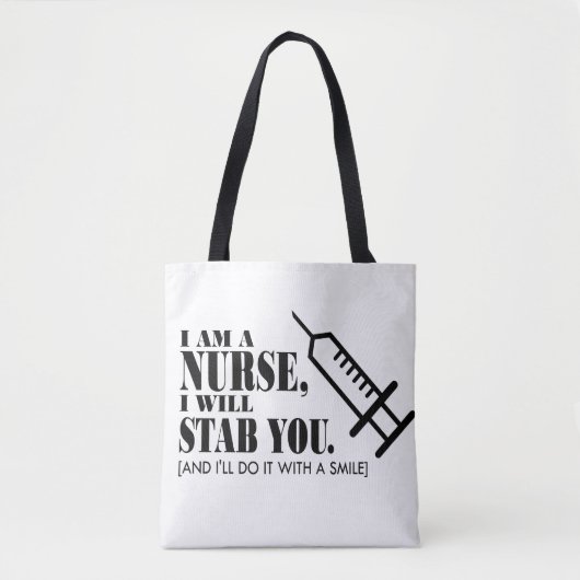 Sassy Nurse Canvas tas (Voorkant)